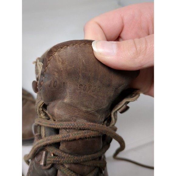 Danner Hiking Boots Mountain Leather Trail Women Size 10M 34900 USA Made Vintage - Picture 10 of 12